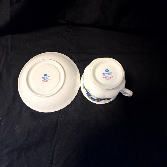 Royal Albert Bone China Cup and Saucer - Nova Scotia Tartan - Picture 2 of 8
